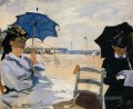 der Strand von Trouville Claude Monet